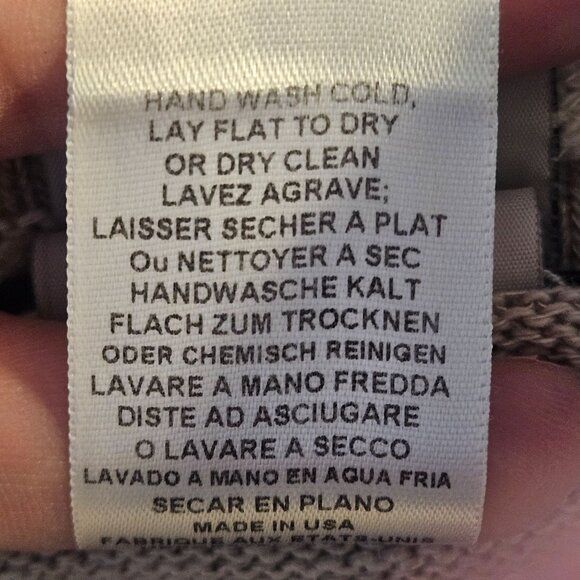 Dolan Women’s Striped Cowl Neck Sweater Top S – Coastal Academia Knit Neutral - Picture 7 of 9